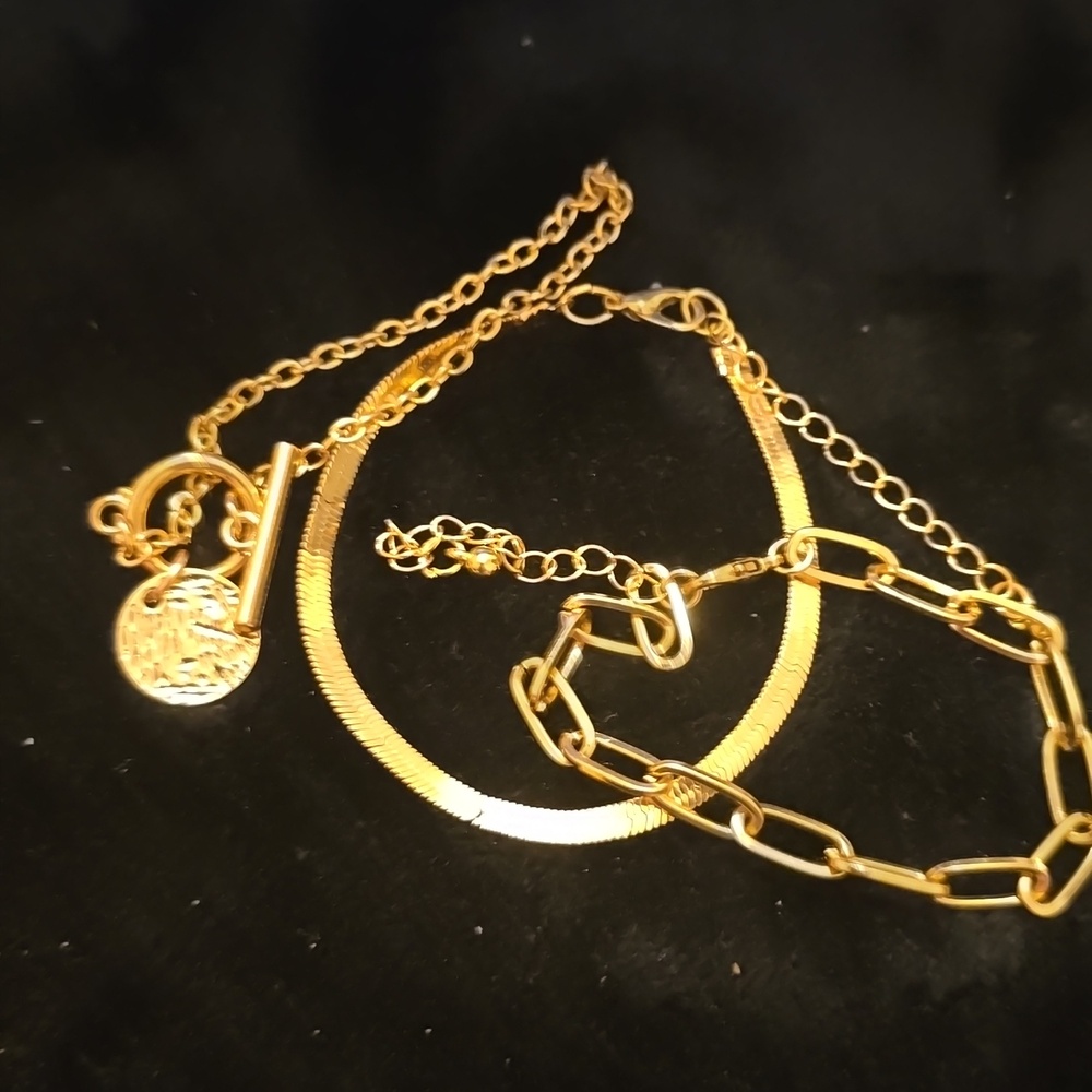 Gold bracelet bundle